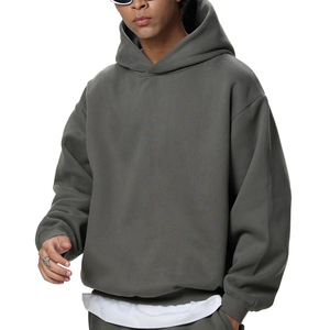 เสื้อฮู้ดดี้ดีไซน์ Crop Design พร้อมโลโก้สั่งทำ ผ้าฟลีซ 350GSM ทรงบ็อกซี่ ไม่มีกระเป๋า - Product Image 6