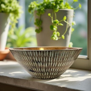 Tazón para Servir Hecho a Mano de Madera de Mango con Diseño Tallado |   Venta al por mayor - Product Image 4