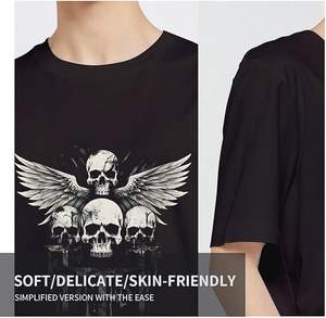 Camisetas Gráficas para Hombre, Manga Corta, 100% Algodón, Tela de Estambre, Impresión Personalizada, Transpirables - Product Image 4