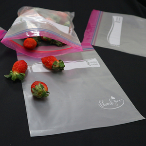 Sac alimentaire robuste à double fermeture éclair pour l'emballage alimentaire à grande échelle avec composition d'amidon écologique et fermeture sécurisée - Product Image 2