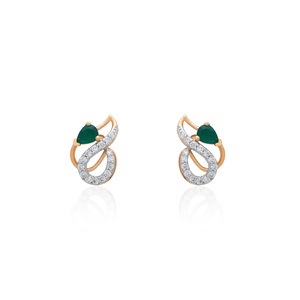 Pendientes de Diamantes Naturales de 0.22 Quilates, Corte Brillante Redondo H-I, Joyería Fina Elegante y Brillante, Diseño Clásico de Lujo - Product Image 2