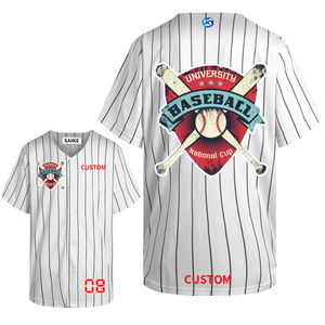 Factory Rate <b>Baseball</b> Uniform 100% Polyester Quick Dry 3D Embroidery Custom Team Name Front Logo Position <b>Baseball</b> Jersey Set - Product Image 1