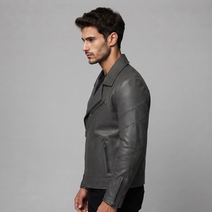 Chaqueta de Cuero de Piel de Oveja de Diseño Superior 2026 para Hombre, Precio Económico al por Mayor, Chaqueta de Cuero Transpirable para Hombre con Servicio OEM - Product Image 2