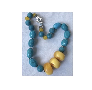 Collar con Colgante de Resina Hecho a Mano APEX ALIGN, con Flores Reales y Hojas de Oro, Elegante y Bonito, Joyería de Moda para Mujer, Regalo para Uso Diario - Product Image 3