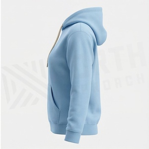 Vente en gros de hauts de sport à manches longues pour femmes, sweat-shirt en coton, logo personnalisé, sweat à capuche, survêtement d'hiver, vêtements de sport pour femmes - Product Image 3
