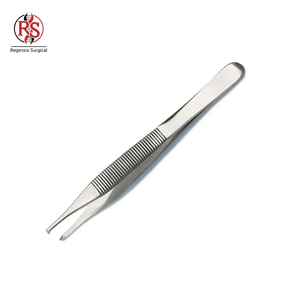 Adson Pinces à pansements manuelles en acier inoxydable de qualité supérieure, instruments chirurgicaux de classe II - Product Image 1
