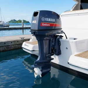 Motor fuera de borda Yamaha de 2 tiempos para embarcaciones, diseñado para una potencia marina asequible y un funcionamiento confiable en el agua. - Product Image 2