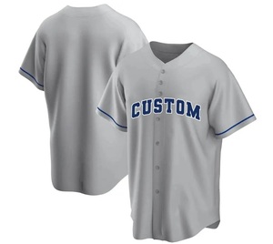 OEM Mens Baseball Jersey Button <b>Down</b> Shirts Short Sleeve Hipster Hip Hop Sports Uniforms Custom Baseball Jerseys Blank Wholesale - Product Image 1