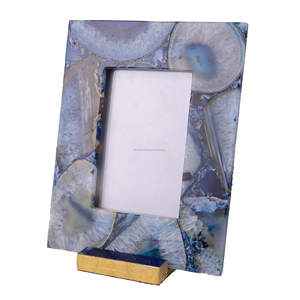 Cadre photo en marbre au design magnifique, cadre photo en pierre naturelle Cadre en pierres précieuses-par Artisan Craft - Product Image 2