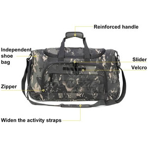 Bolsa de Gimnasio de Gran Capacidad Personalizada de Alta Calidad para Uso en Exteriores, Impermeable, Hecha en Pakistán, Ligera - Product Image 4