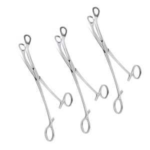 Ovum Forceps Clamp Manual High Quality Surgical Instrument Set Stainless Steel with 1 Year Warranty by <b>Blush</b> Surgical - Product Image 1