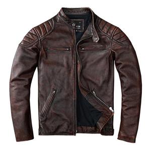 Chaqueta de Invierno para Hombre, Nueva Colección, Cuero Genuino de Piel de Oveja, Impermeable, Color Personalizado, Logotipo Frontal, Transpirable, de Secado Rápido - Product Image 5