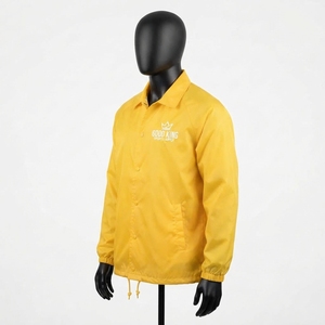 Veste Coach Homme Coupe Ample Légère Tendance Vêtement d'extérieur Personnalisé Sportswear Léger Veste Coach - Product Image 1