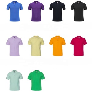 Camisetas Polo de Color Sólido para Hombre, 220 g/m², 100 % Algodón, Venta al por Mayor, Manga Corta, Logotipo Personalizado, Uniformes Casuales de Golf y Trabajo, Suministro al por Mayor - Product Image 6