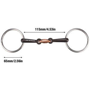 Broca de cobre para filete de huevo para caballos, broca de filete de anillo de 105mm, broca duradera para montar a caballo, pantalones ecuestres de entrenamiento - Product Image 5