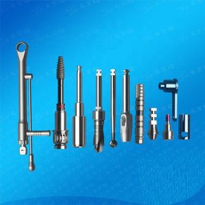 Kit de guidage manuel pour implants dentaires en acier inoxydable durable avec poignée à clé et anneau pour la chirurgie de lifting sinusal, réutilisable - Product Image 5