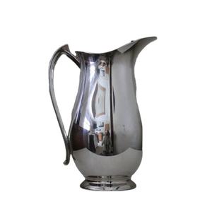 Traditional Handmade Stainless Steel <b>Pitcher</b> with Brass Handle Engraved Water Jug for Table Decor for Home Decor Kitchenware - Product Image 2