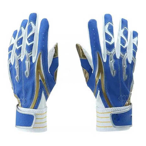 Green Microfiber Batting <b>Gloves</b> Comfortable Ambidextrous Hook Loop Closure Durable Knit Fabric Unisex Adult Training - Product Image 3