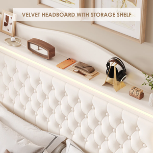 Vietnam Modern Manufactured Wood Home Furniture BEDROOM SET MD02 White OEM <b>Queen</b> <b>Size</b> Bedroom Furniture - Product Image 3