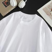 T-shirts vierges personnalisés en gros OEM ODM – T-shirts unis à col rond, directement de l'usine, avec logo et emballage personnalisés pour hommes