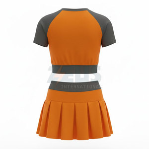 Uniforme de cheerleading de haute qualité, grande taille, couleur unie, prix de gros - Product Image 4