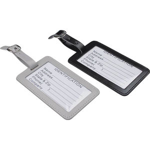 Étiquettes de sac en cuir de qualité supérieure en gros, étiquettes d'identification professionnelles pour valises, accessoires de voyage en cuir véritable en vrac - Product Image 6