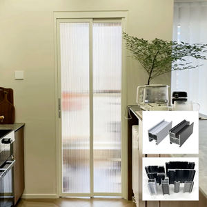 Puerta Plegable Interior de Fábrica, Puerta Corredera Triple de Baño con Manija Oculta - Product Image 5