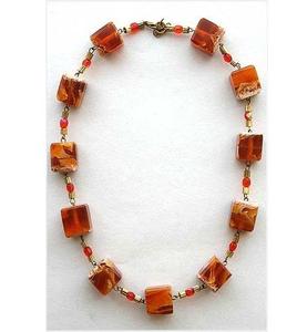 <b>Statement</b> Resin Bead <b>Necklace</b> Bold Fashion Jewelry Eye Catching Design for Women Party Wear Accessories Collection - Product Image 2