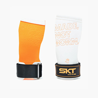 Empuñaduras de mano con logotipo personalizado CrossFit con muñequeras para el sudor OEM ODM equipo de entrenamiento funcional de levantamiento de pesas para deportes