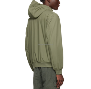 Chaqueta de invierno de talla grande a prueba de viento impermeable de lona delgada para hombre, logotipo personalizado, moda para exteriores de calle alta - Product Image 5