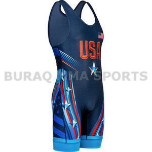 Traje de Lucha Libre Juvenil de Sublimación de Alta Calidad, Ropa de Artes Marciales con Equipo y Uniforme de Lucha Libre - Product Image 1