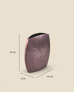 Durable Stylish Modern Flower <b>Vase</b> <b>Copper</b> Finish Premium Aluminium Home Decor for Living Room Office Dry Flower Arrangement - Product Image 2