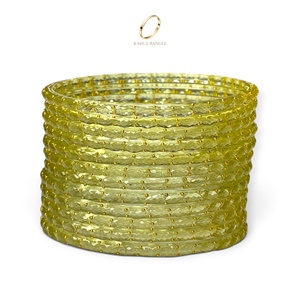 Nouvelle collection de bracelets en verre kashmiri transparents en forme de goutte de pluie, couleur blanc cassé, pour femmes, bijoux indiens pour mariage et festivals - Product Image 5