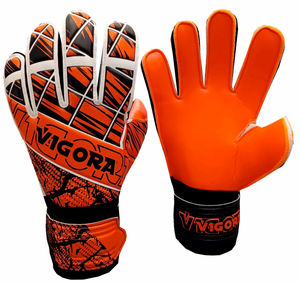 Gants de gardien de but unisexes de haute qualité en cuir PU pour l'extérieur avec protection des doigts et du pouce - Product Image 2