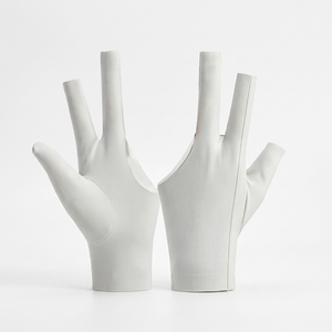 Guantes de billar OEM al por mayor, los mejores para jugadores de billar y snooker, con 3 dedos - Product Image 4