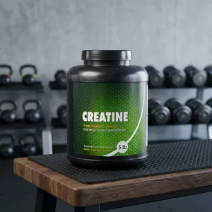 Poudre de créatine monohydrate compatible avec le régime cétogène, sans gluten, pour la perte de poids et la croissance musculaire chez l'adulte, récupération rapide - Product Image 3