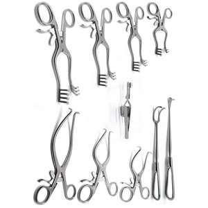 Lot de 10 rétracteurs chirurgicaux vétérinaires Weitlaner Gelpi Orthopedic Thyroid Cushing-Vein Sharp de Dentavex - Product Image 2