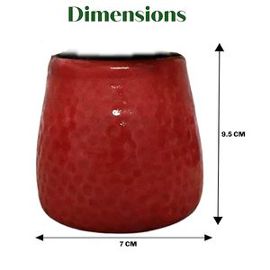 Maceta de cerámica para suculentas, hierbas y plantas de floración. Elegante maceta de cerámica para decoración moderna del hogar y jardín. - Product Image 2