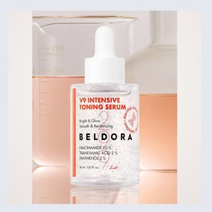 Sérum tonifiant intensif Beldora V-Nine, soin coréen K-Beauty, fabriqué en Corée, 30 ml, produits de soin personnel unisexes. - Product Image 2