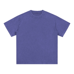 Camiseta con Logotipo Personalizado, Corte Recto, Lavado Ácido, 100% Algodón, Efecto Desgastado por el Sol - Product Image 4