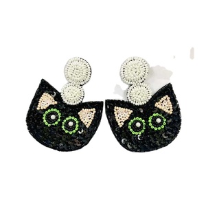 เครื่องประดับแฟชั่นทำมือดูทันสมัยต่างหูแก้วไวน์เตกีล่าลูกปัดปักด้วยมือออกแบบสำหรับผู้หญิงและเด็กผู้หญิง - Product Image 2