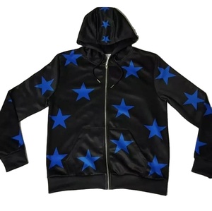 Sweat-shirt à capuche unisexe de haute qualité en coton personnalisé avec impression ou broderie de logo personnalisé, fermeture éclair - Product Image 1