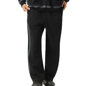 กางเกงวอร์มผู้ชายผู้หญิงสั่งทำพิเศษ เอวยางยืด มีเชือกผูก ทรงขาตรง หลวมสบาย รับผลิตแบบ OEM ODM ป้องกันการซีดจางจากแสงแดด - Product Image 1