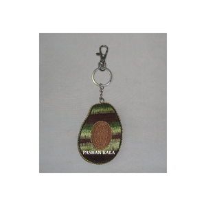 Broderie Zari dorée colorée de conception de forme ronde antique avec des ornements décoratifs d'arbre de Noël de travail perlé au meilleur prix - Product Image 4