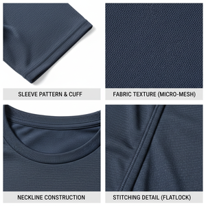 T-shirt à manches courtes en jersey respirant grande taille, style streetwear, jersey de sport, jersey en coton délavé à l'acide - Product Image 6