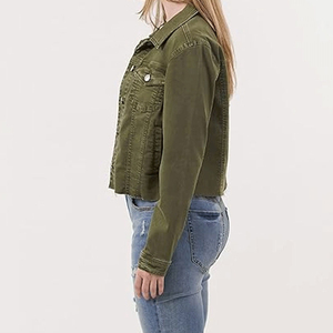Veste en jean décontractée pour femmes, de haute qualité, respirante, vente en gros OEM - Product Image 5