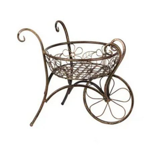 Iron Vertical Wall Hanging Planter Stand <b>Basket</b> Garden Use Eco-Friendly Durable Customizable Home Garden Hanging - Product Image 2