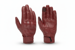 Gants de moto en cuir véritable de haute qualité, compatibles écran tactile, antidérapants, respirants, de protection robuste pour la conduite - Product Image 6