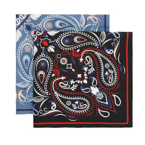 Bandana foulard hip-hop personnalisé teint à la main, motif cachemire, attache-cheveux, turban, doux, 100 % coton, imprimé par sublimation, respirant, écologique - Product Image 2