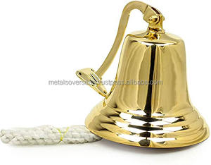 Best Selling <strong>Antique</strong> Nautical Brass Ship <strong>Bell</strong> Decorative Metal <strong>Dinner</strong> <strong>Bell</strong> Customized Polished Technique Exclusive for India